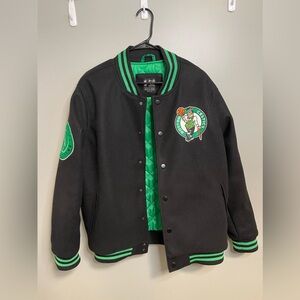 Boston Celtics Varsity Jacket Old School Vintage